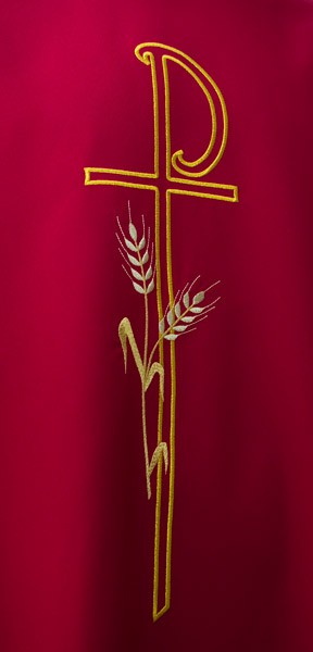 Ornát červený "Dobrý pastýř" - obrázek 3