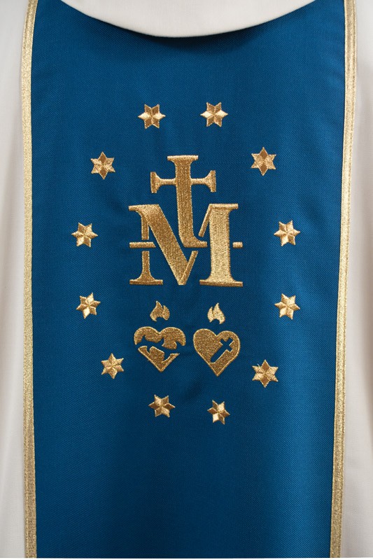 Ornát mariánský "Maria se srdcem" - GABARDÉN - obrázek 4