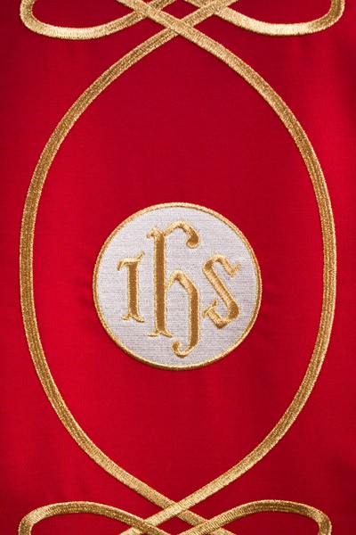 Ornát červený "Eucharistie" - obrázek 4