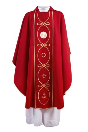 Ornát červený "Eucharistie"