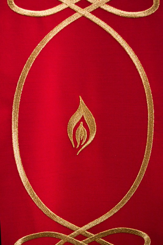 Ornát červený "Eucharistie" - obrázek 6