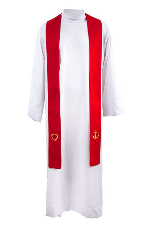 Ornát červený "Eucharistie" - obrázek 7