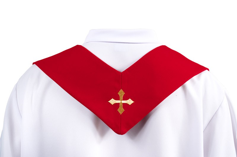 Ornát červený "Eucharistie" - obrázek 8
