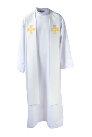 Štola slavnostní s oblými kříži