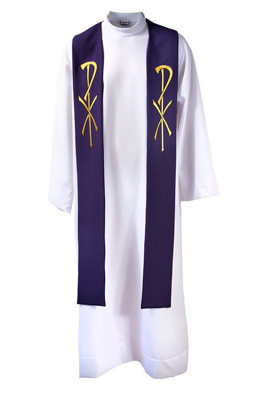 Štola fialová "Christos"