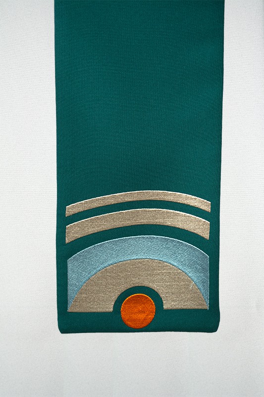 Štola zelená "Proud milosti" - obrázek 4