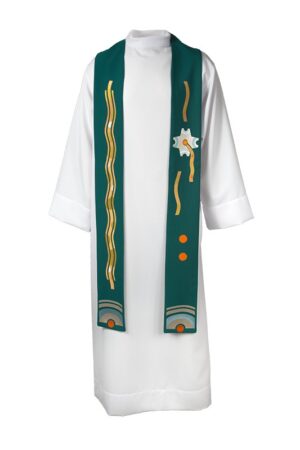 Štola zelená "Proud milosti" - GABARDÉN