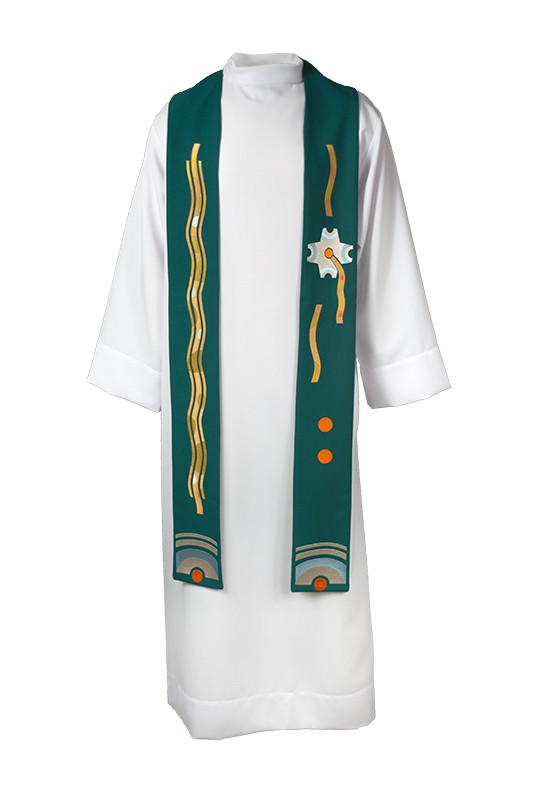 Štola zelená "Proud milosti" - GABARDÉN