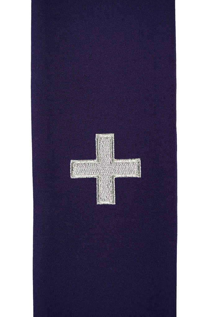 Ornát fialový s křížem - obrázek 5